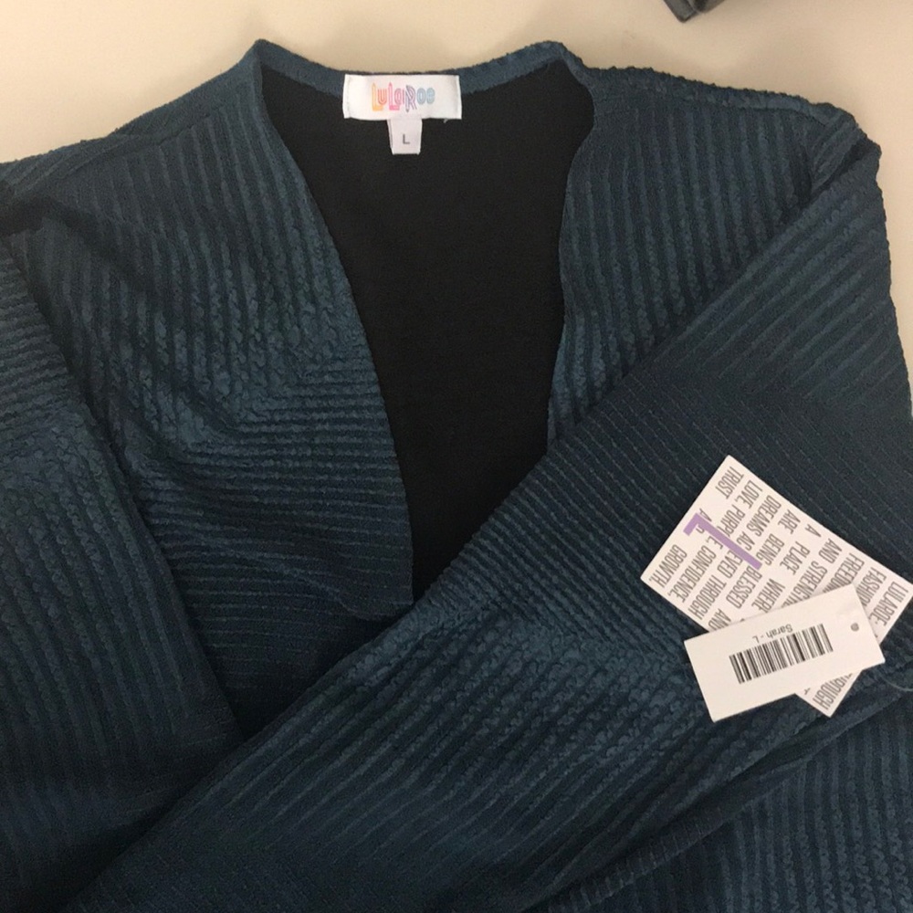 LulaRoe Navy Blue Large Sarah NWT